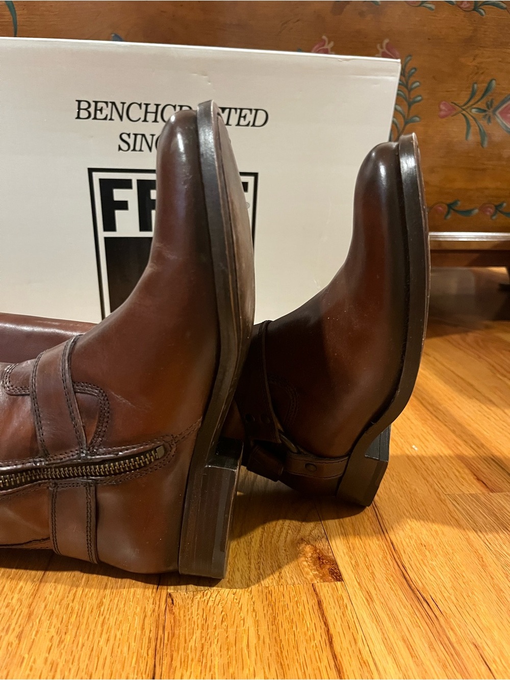 Frye | Melissa Harness Inside Zipper | Redwood | Size 7 M | Worn Once - Picture 11 of 16